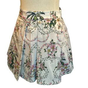 BLUGIRL FOLIES Floral Pleated Mini Skirt (Sz. 8) (EUC)